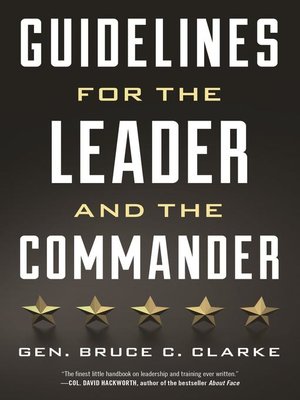 cover image of Guidelines for the Leader and the Commander